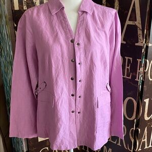 Dialogue Linen Blend Jacket